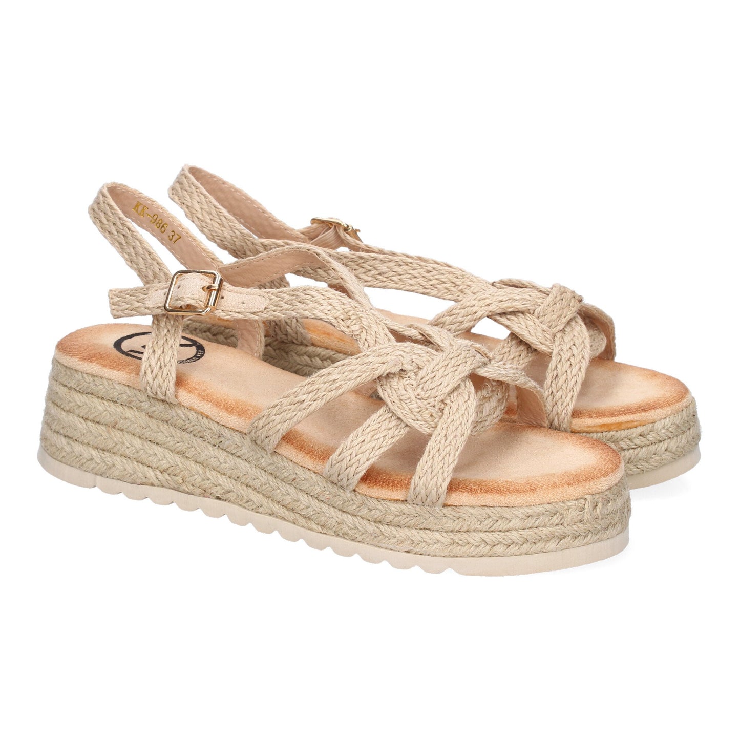 Sandalias de Plataforma de Yute para Mujer  Comoda