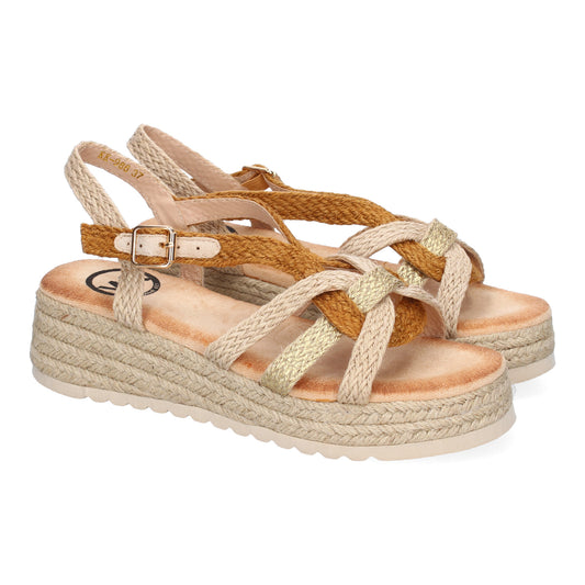 Sandalias de Plataforma de Yute para Mujer  Comoda