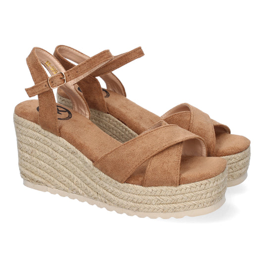 Sandalia de cuña de Yute para Mujer  Comodas y Ele