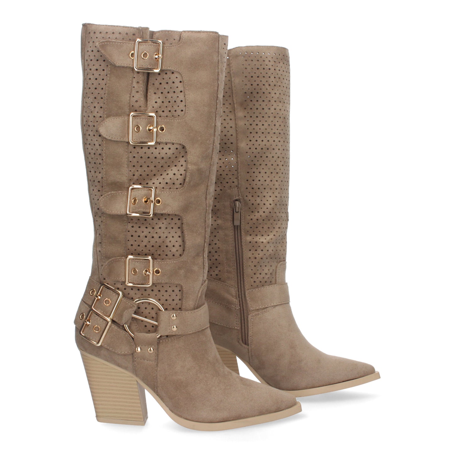 Botas Elegantes de Mujer con Tacón  C�mo