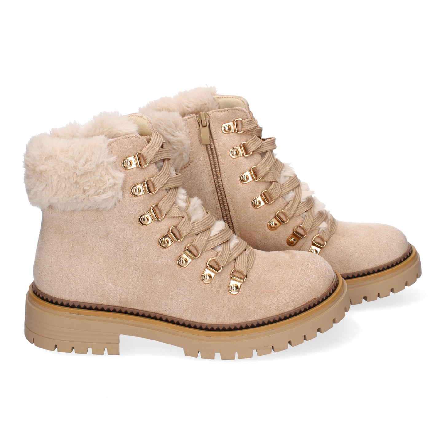 Botines de Mujer Forrados de Pelo  diseño Moderno