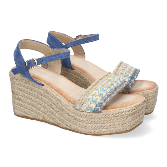 Sandalia de cuña de Yute para Mujer  Comodas y Ele
