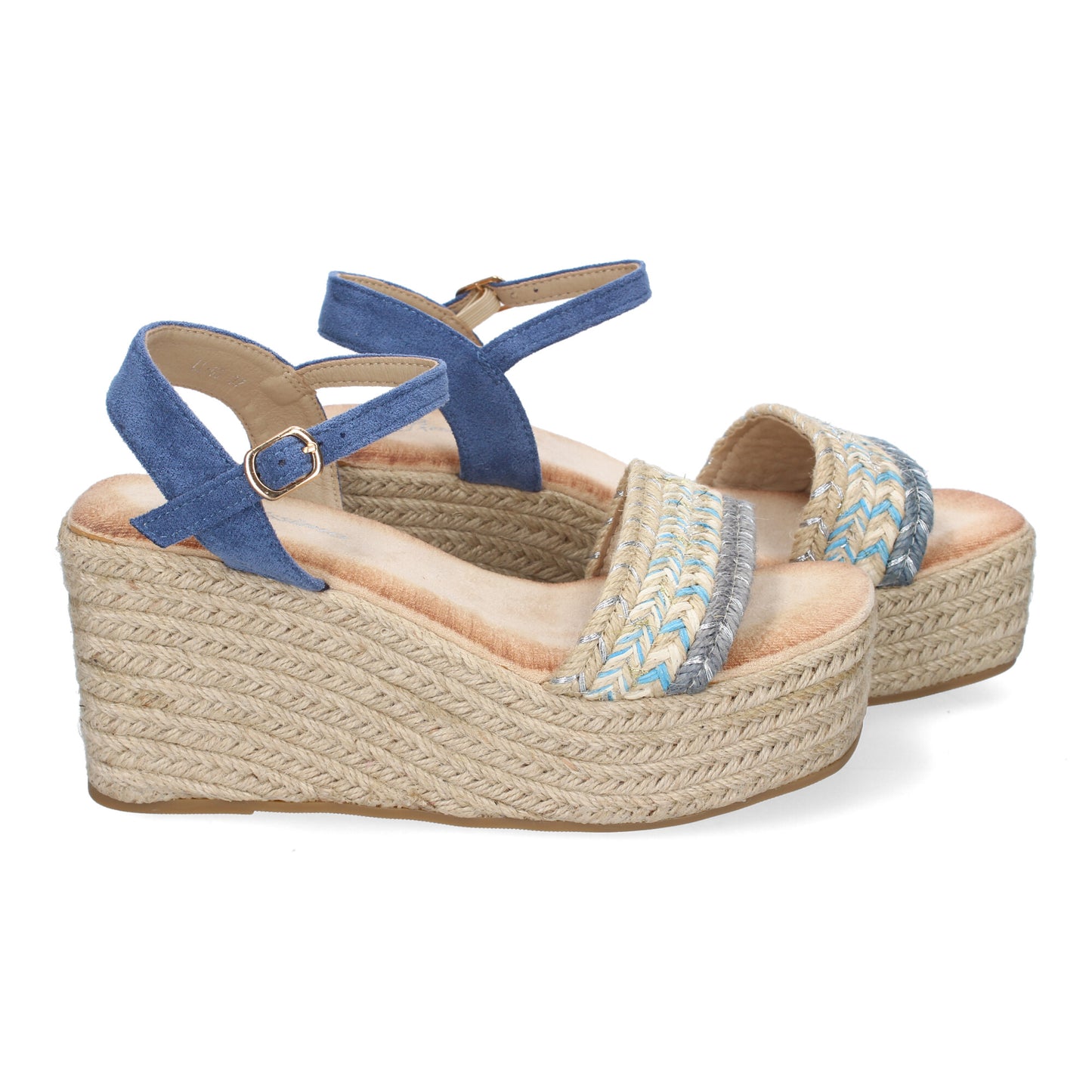 Sandalia de cuña de Yute para Mujer Comodas y Ele