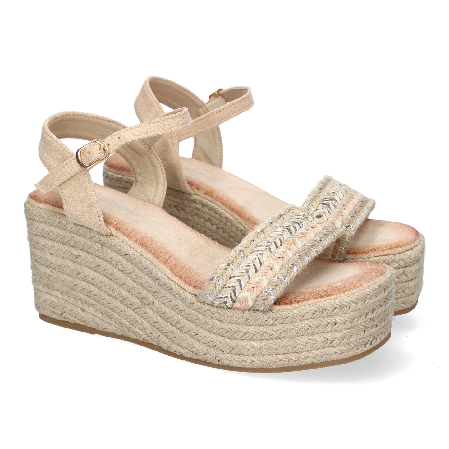 Sandalia de cuña de Yute para Mujer  Comodas y Ele