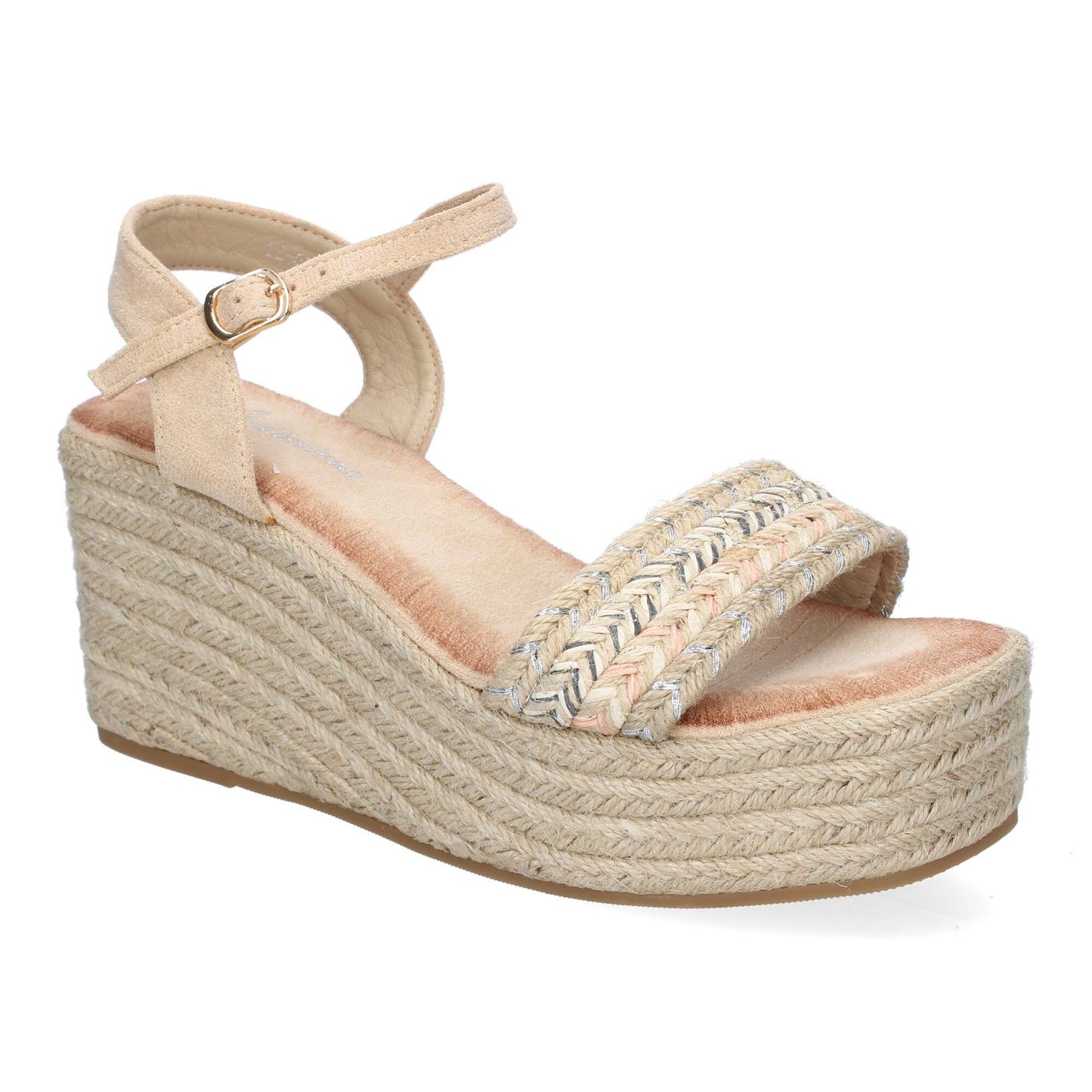 Sandalia de cuña de Yute para Mujer  Comodas y Ele