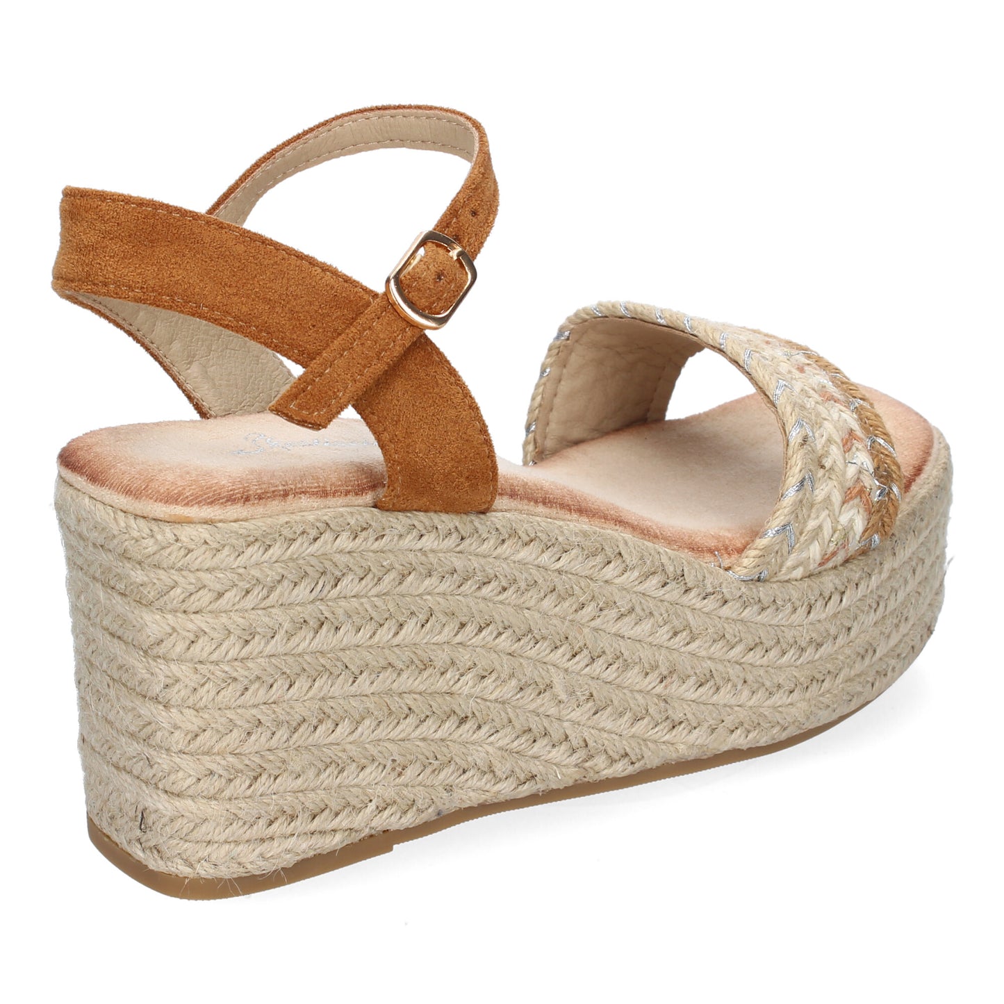 Sandalia de cuña de Yute para Mujer Comodas y Ele