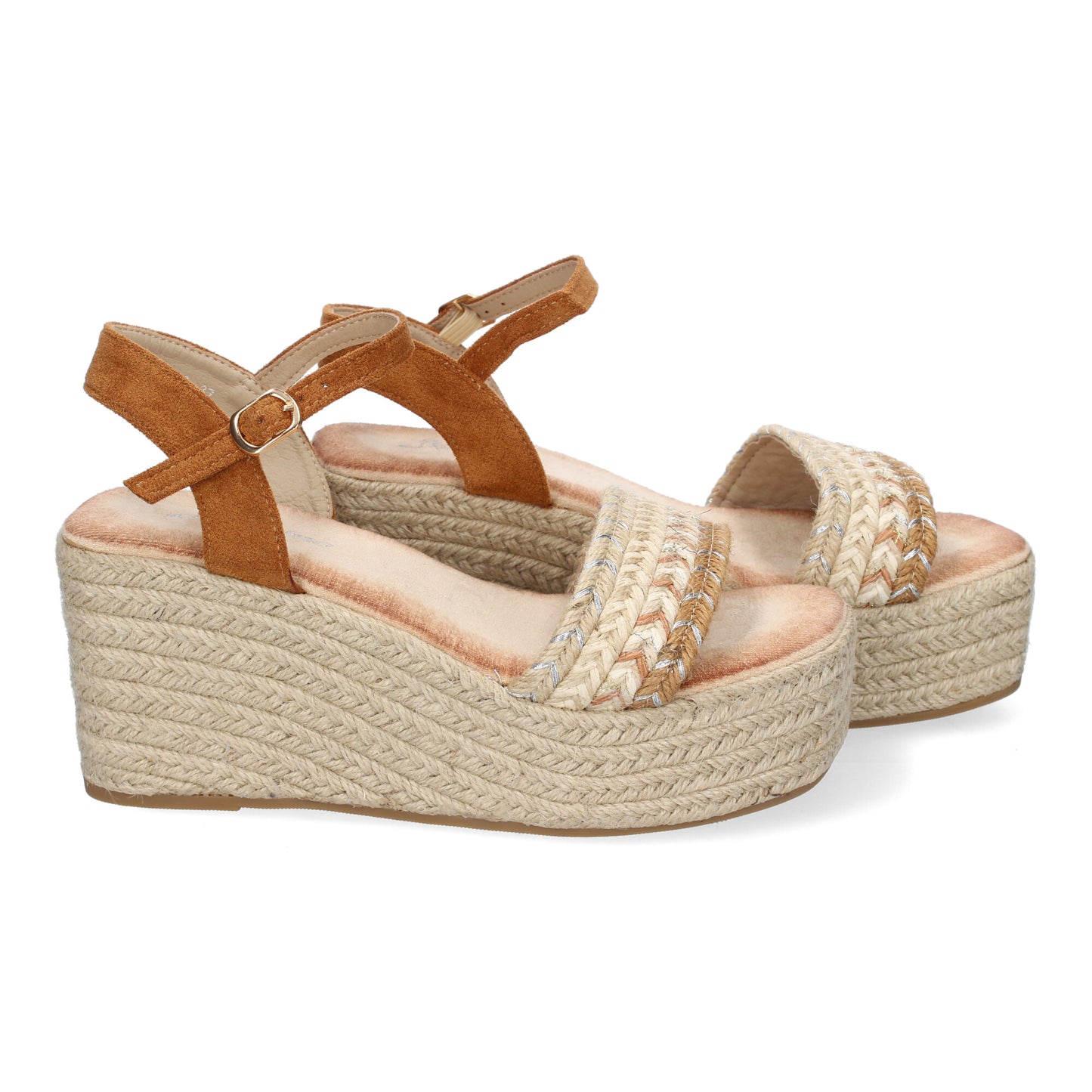 Sandalia de cuña de Yute para Mujer Comodas y Ele