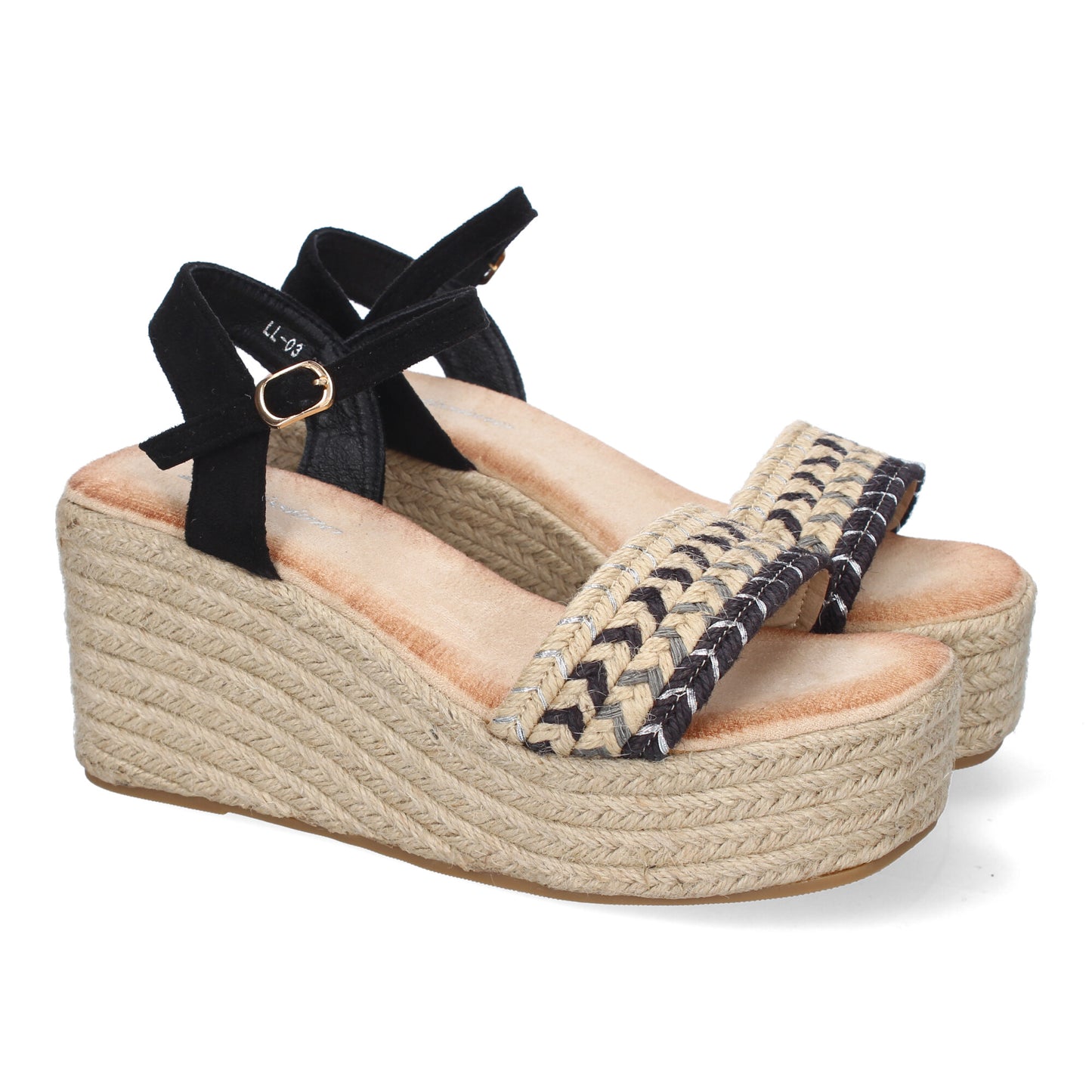 Sandalia de cuña de Yute para Mujer  Comodas y Ele