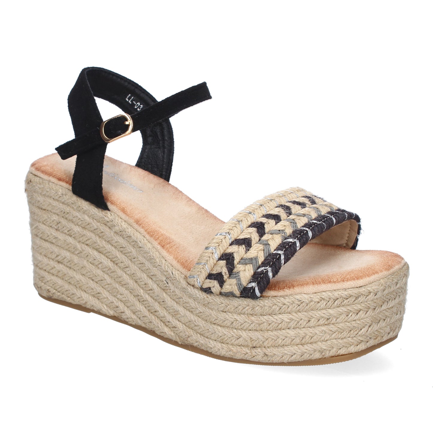 Sandalia de cuña de Yute para Mujer  Comodas y Ele