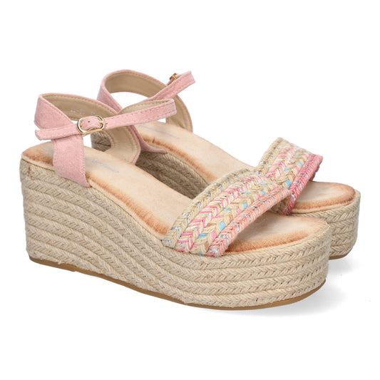Sandalia de cuña de Yute para Mujer  Comodas y Ele