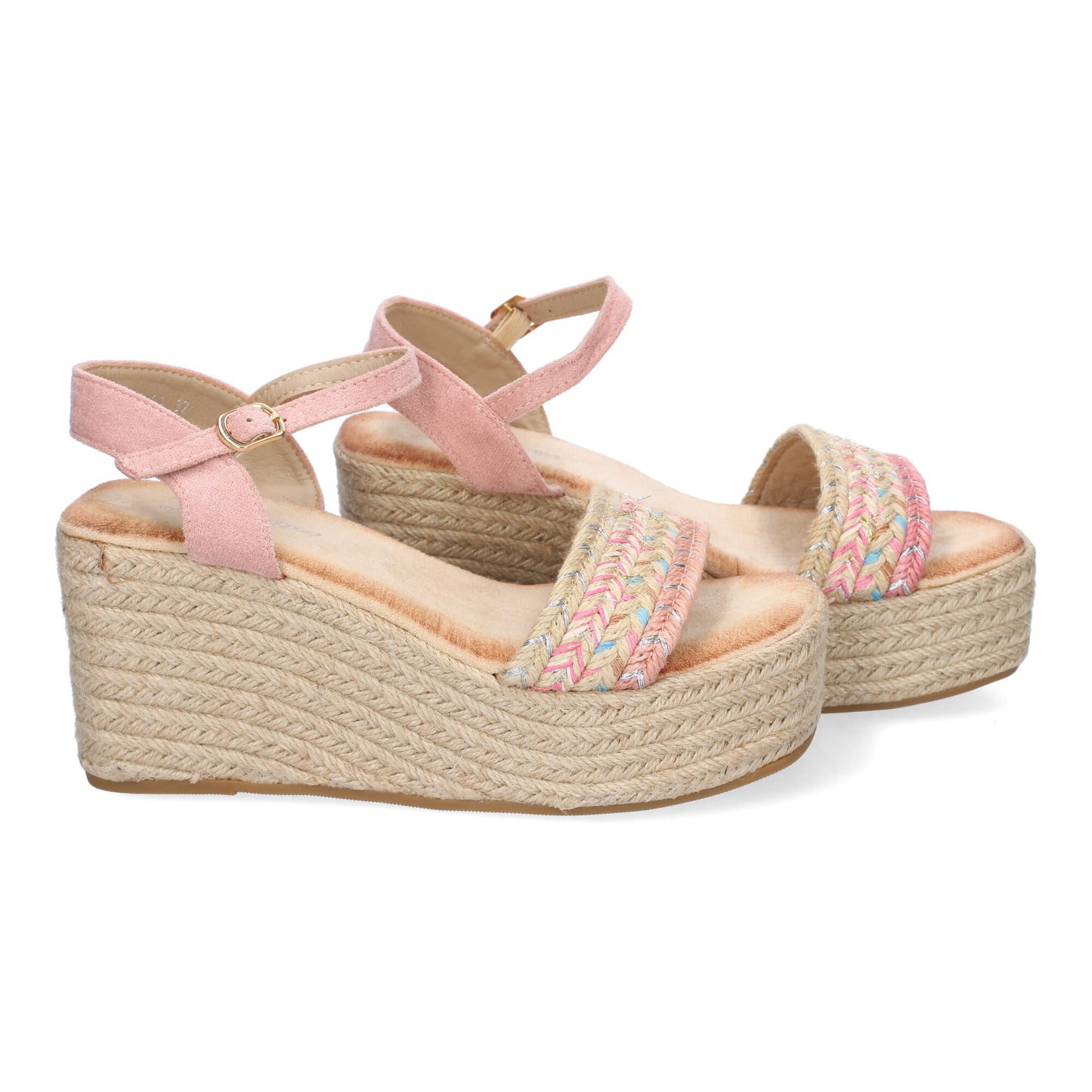 Sandalia de cuña de Yute para Mujer Comodas y Ele