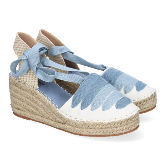 Sandalia de Mujer con cuña de Yute  Comodas  diseñ