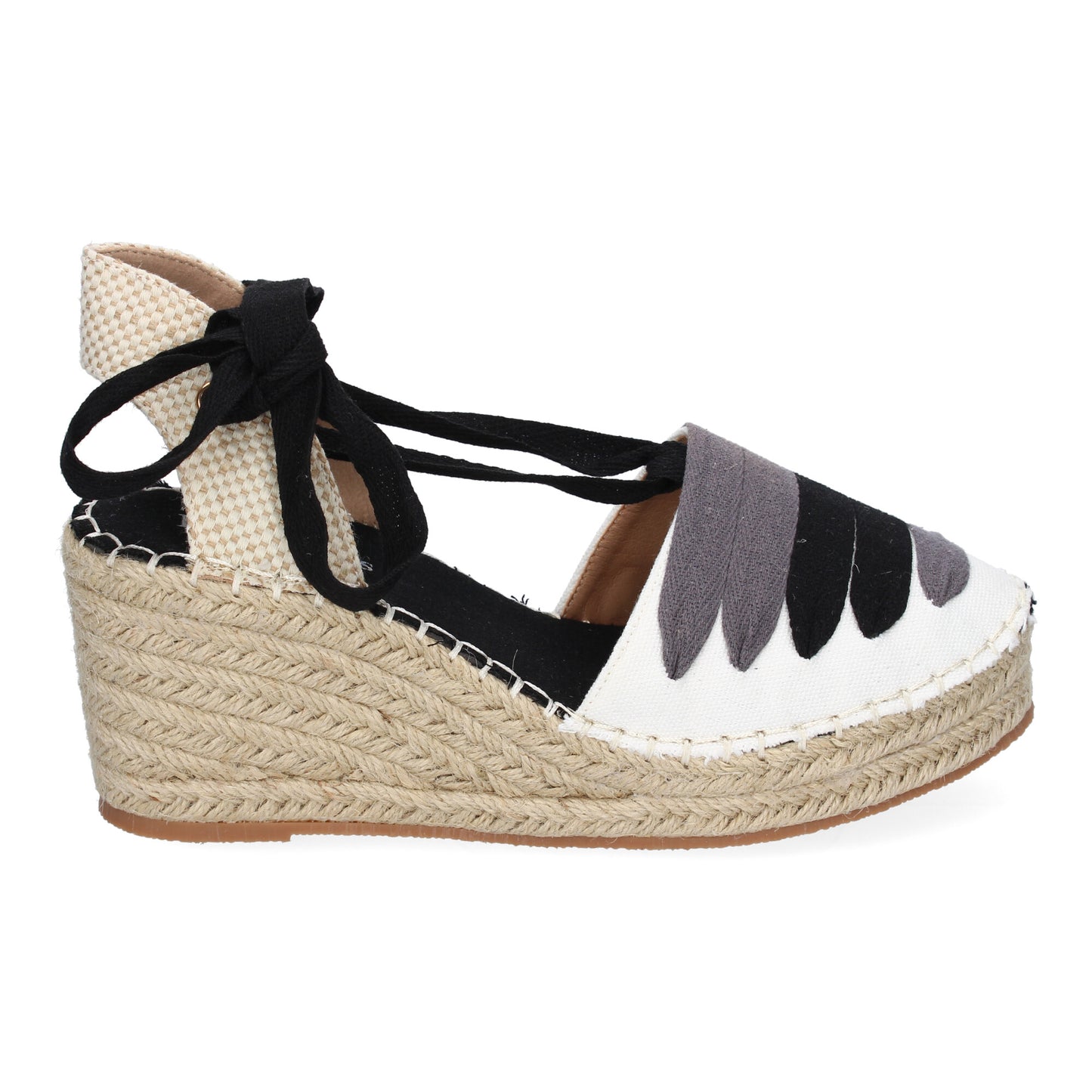 Sandalia de Mujer con cuña de Yute  Comodas  diseñ