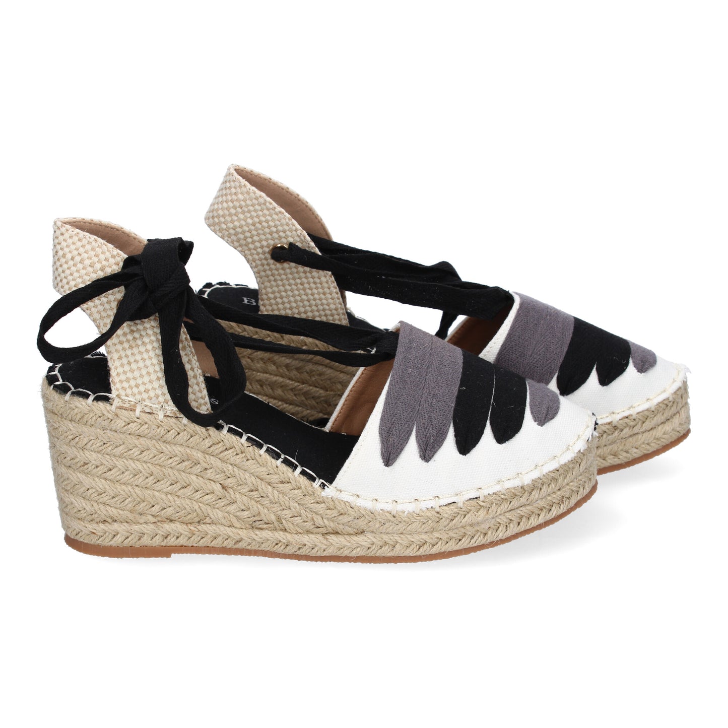 Sandalia de Mujer con cuña de Yute  Comodas  diseñ
