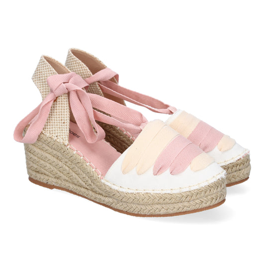 Sandalia de Mujer con cuña de Yute  Comodas  diseñ