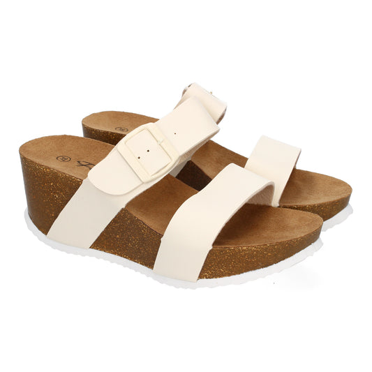 Sandalia de cuña Bio con Pala Fina  Super Comodas