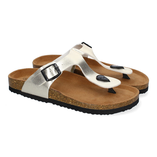 Sandalia tipo esclava  con piso de bio y planta an