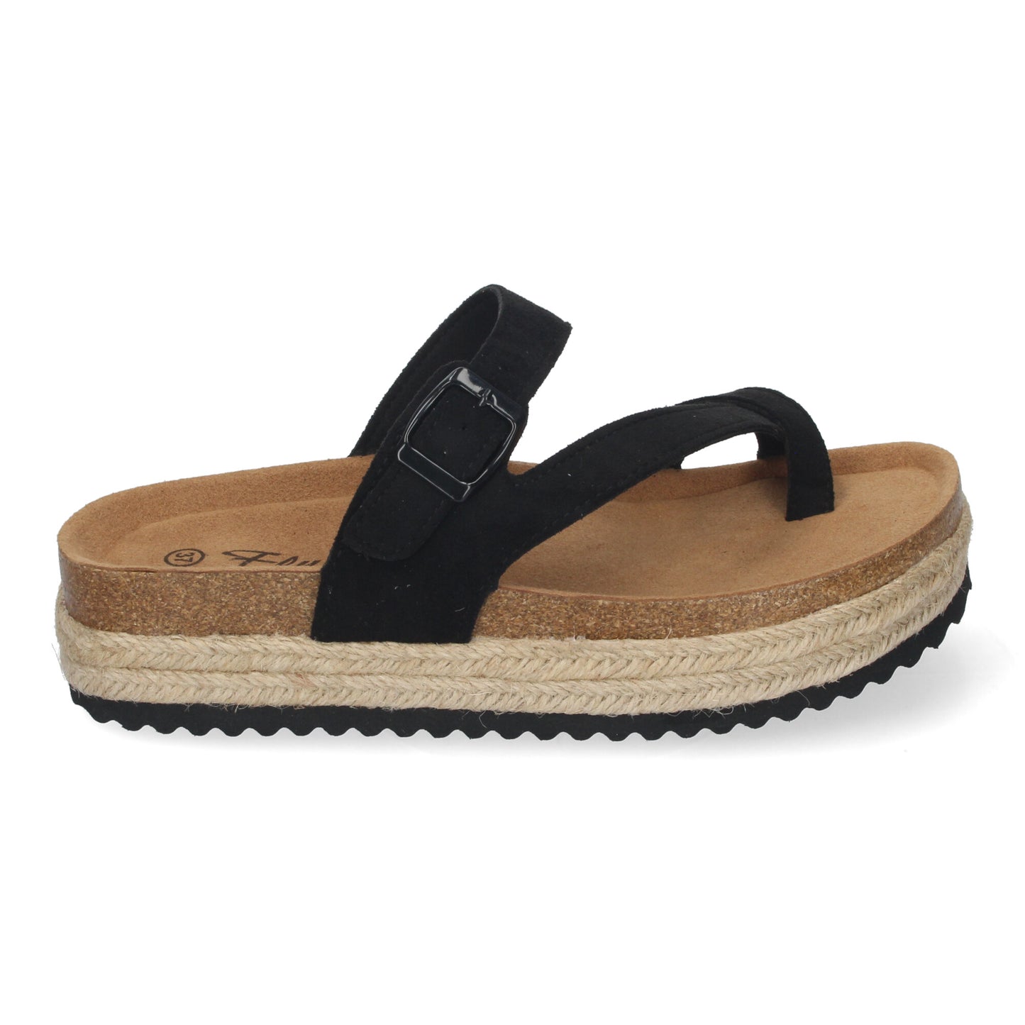 Sandalia de Mujer de Plataforma Tipo Esclava  Mate