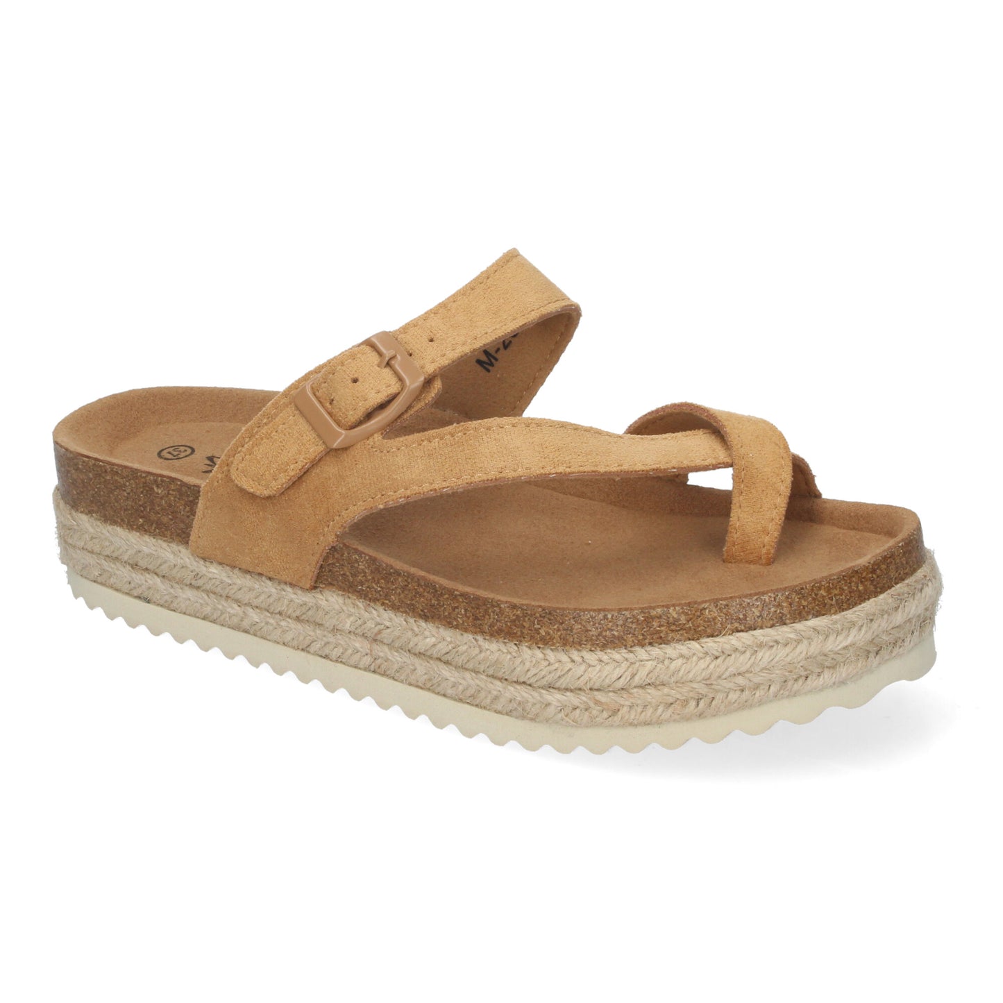 Sandalia de Mujer de Plataforma Tipo Esclava  Mate