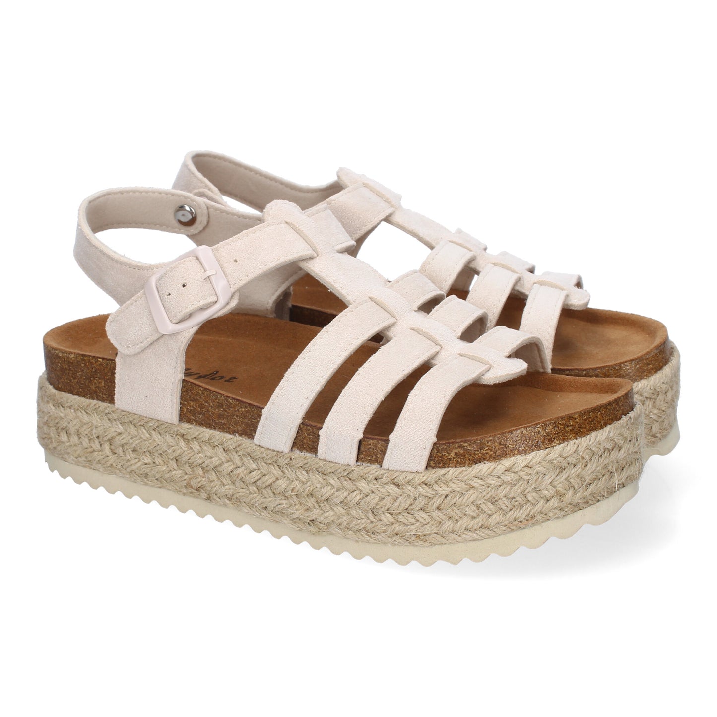 Sandalias con Plataforma de Yute para Mujer  Comod