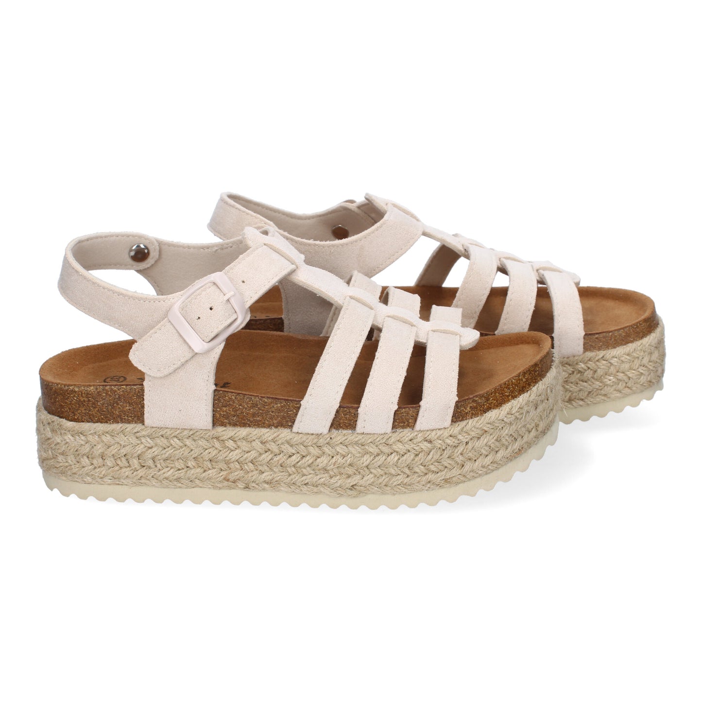 Sandalias con Plataforma de Yute para Mujer  Comod
