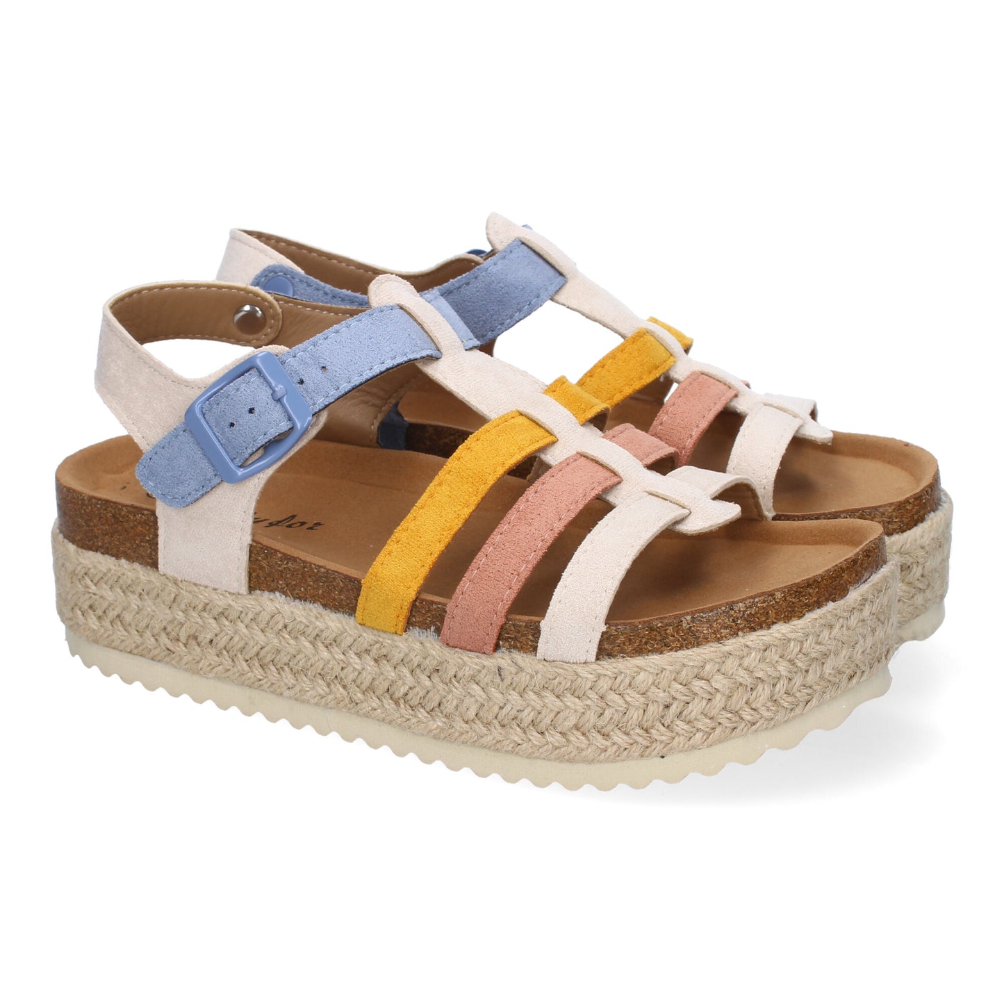 Sandalias con Plataforma de Yute para Mujer  Comod