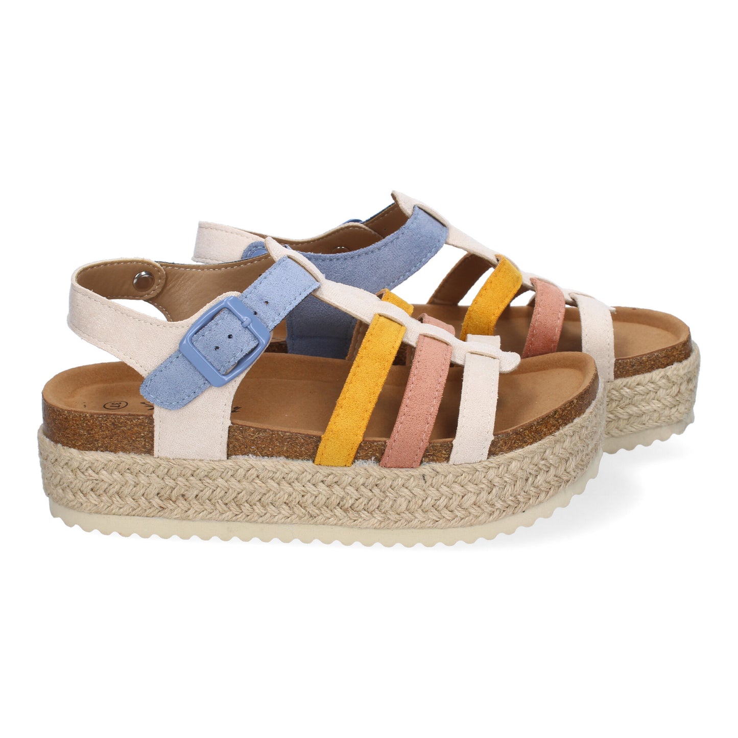 Sandalias con Plataforma de Yute para Mujer  Comod