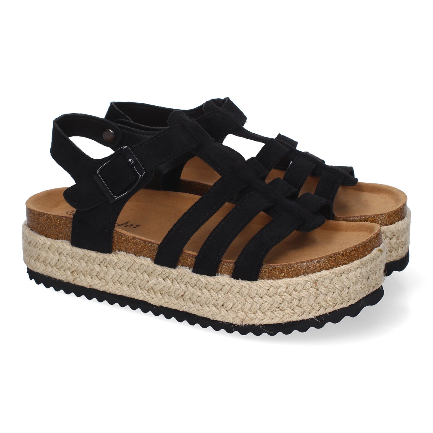 Sandalias con Plataforma de Yute para Mujer  Comod