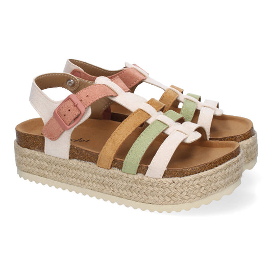 Sandalias con Plataforma de Yute para Mujer  Comod