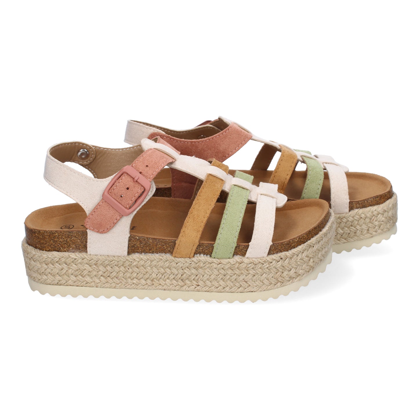 Sandalias con Plataforma de Yute para Mujer  Comod