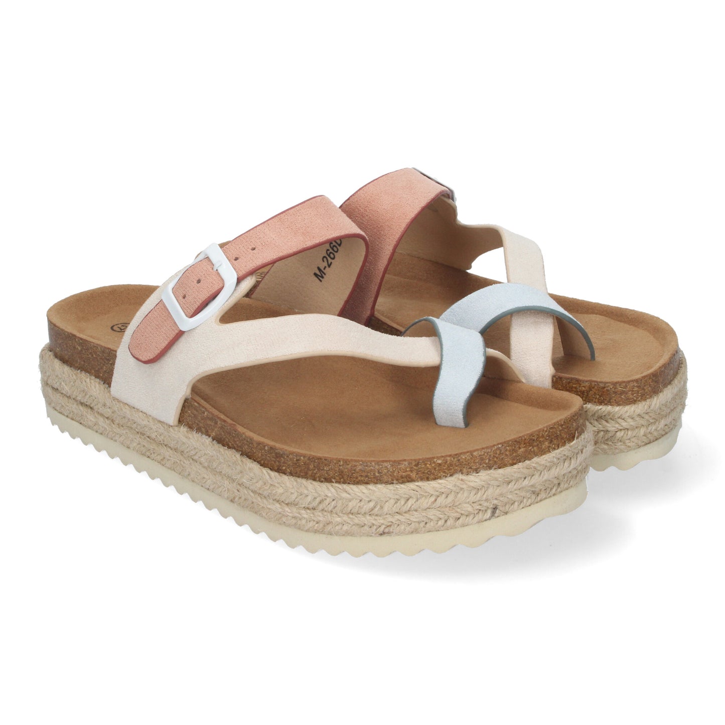 Sandalia de Plataforma de material Bio  Forradas d