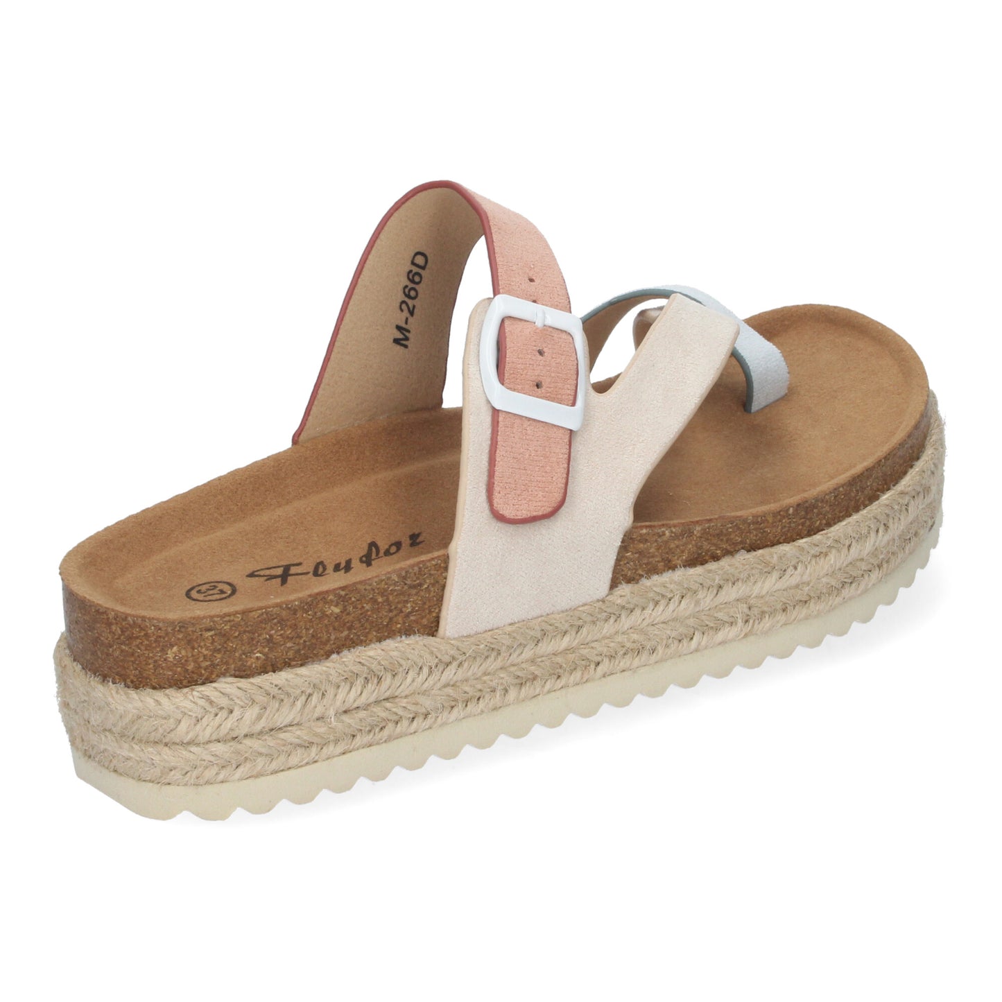 Sandalia de Plataforma de material Bio  Forradas d