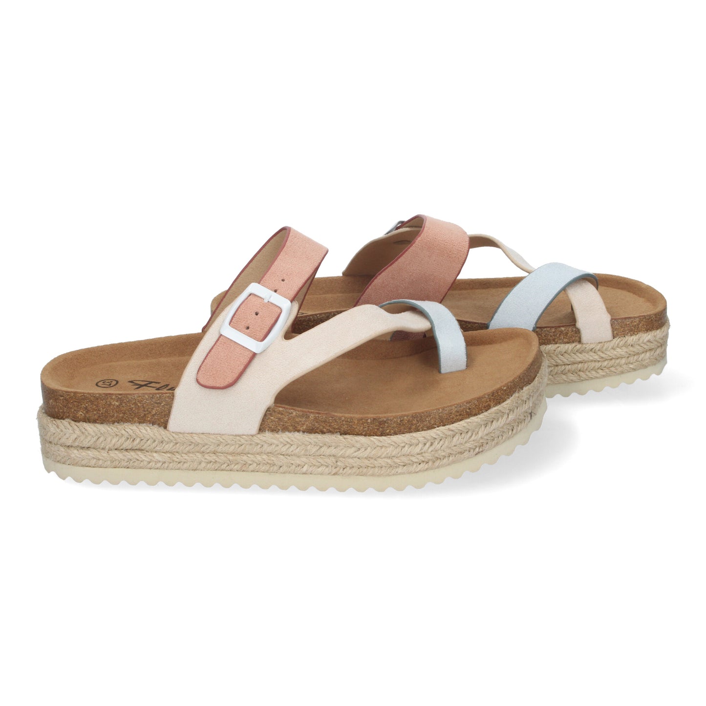 Sandalia de Plataforma de material Bio  Forradas d