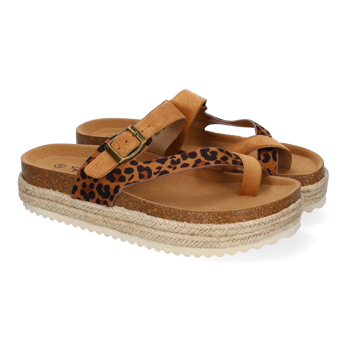 Sandalia de Plataforma de material Bio  Forradas d