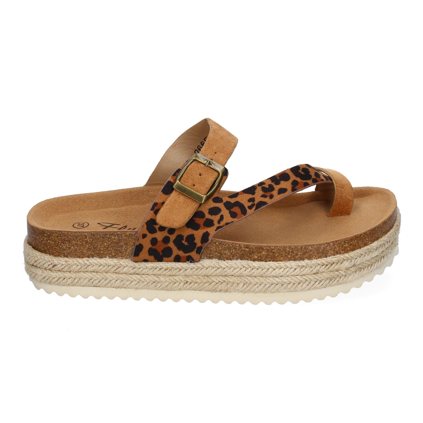 Sandalia de Plataforma de material Bio  Forradas d