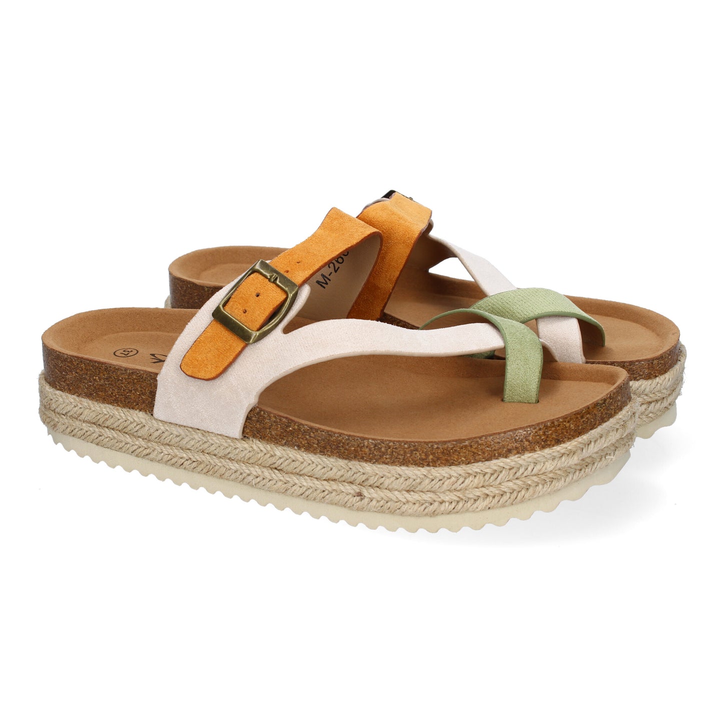 Sandalia de Plataforma de material Bio  Forradas d