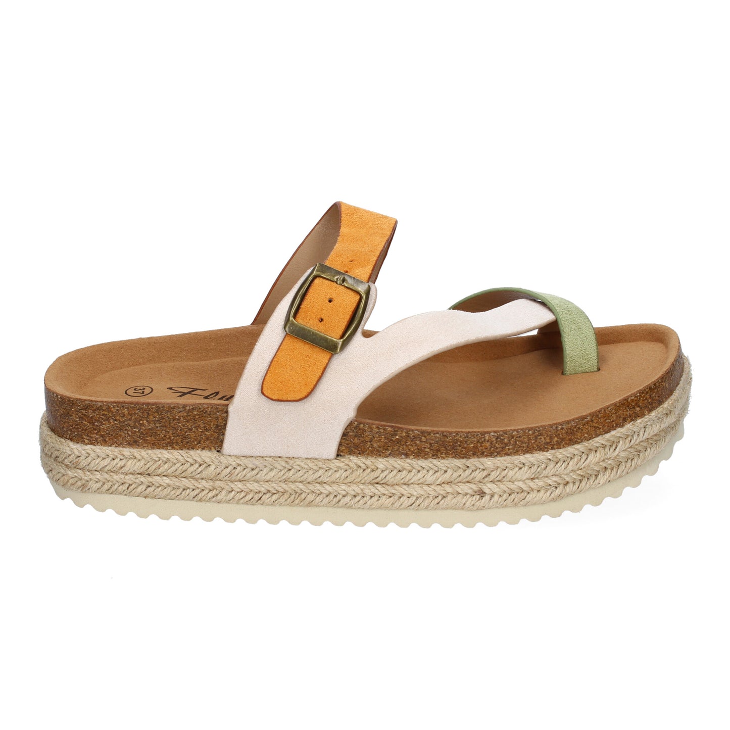 Sandalia de Plataforma de material Bio  Forradas d