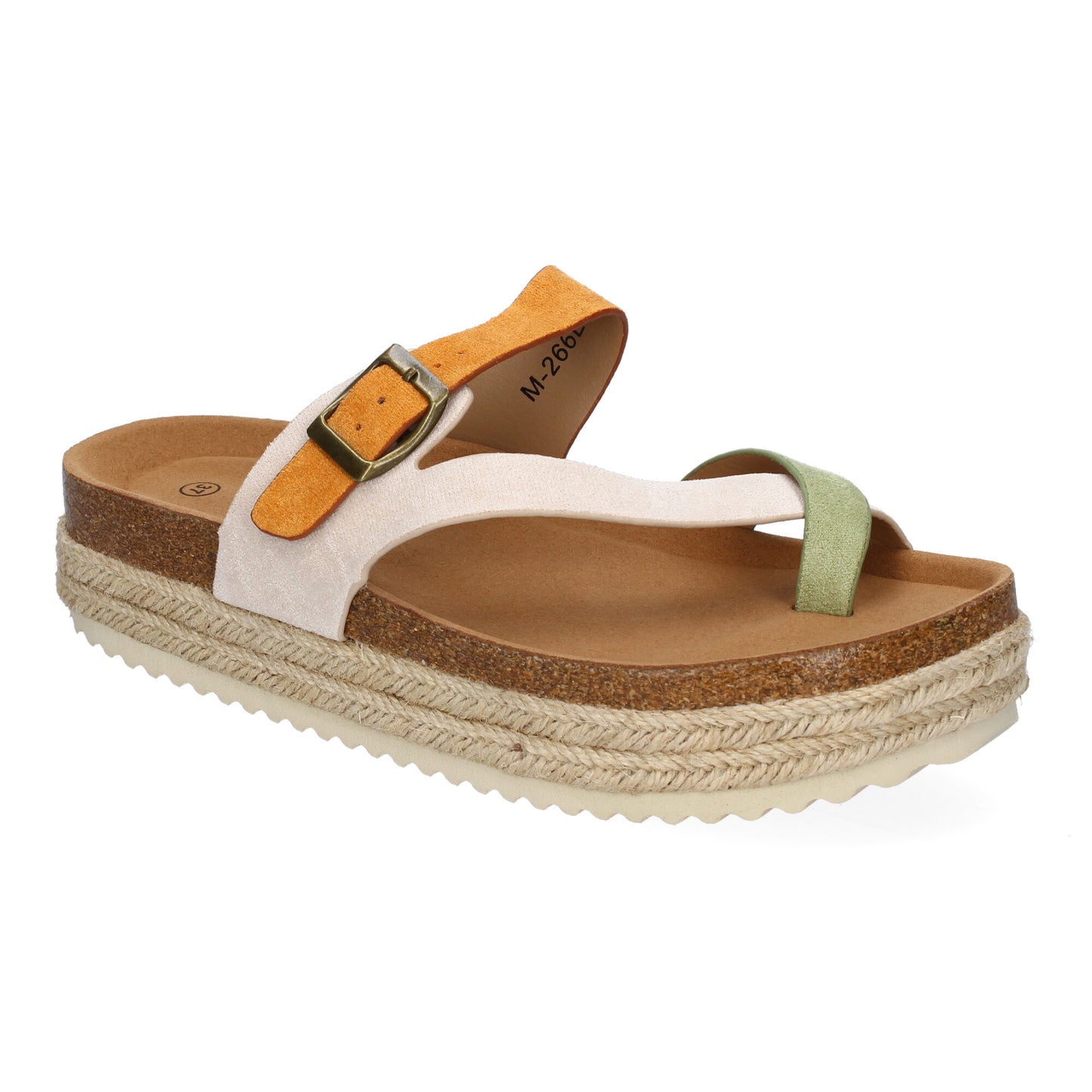 Sandalia de Plataforma de material Bio  Forradas d