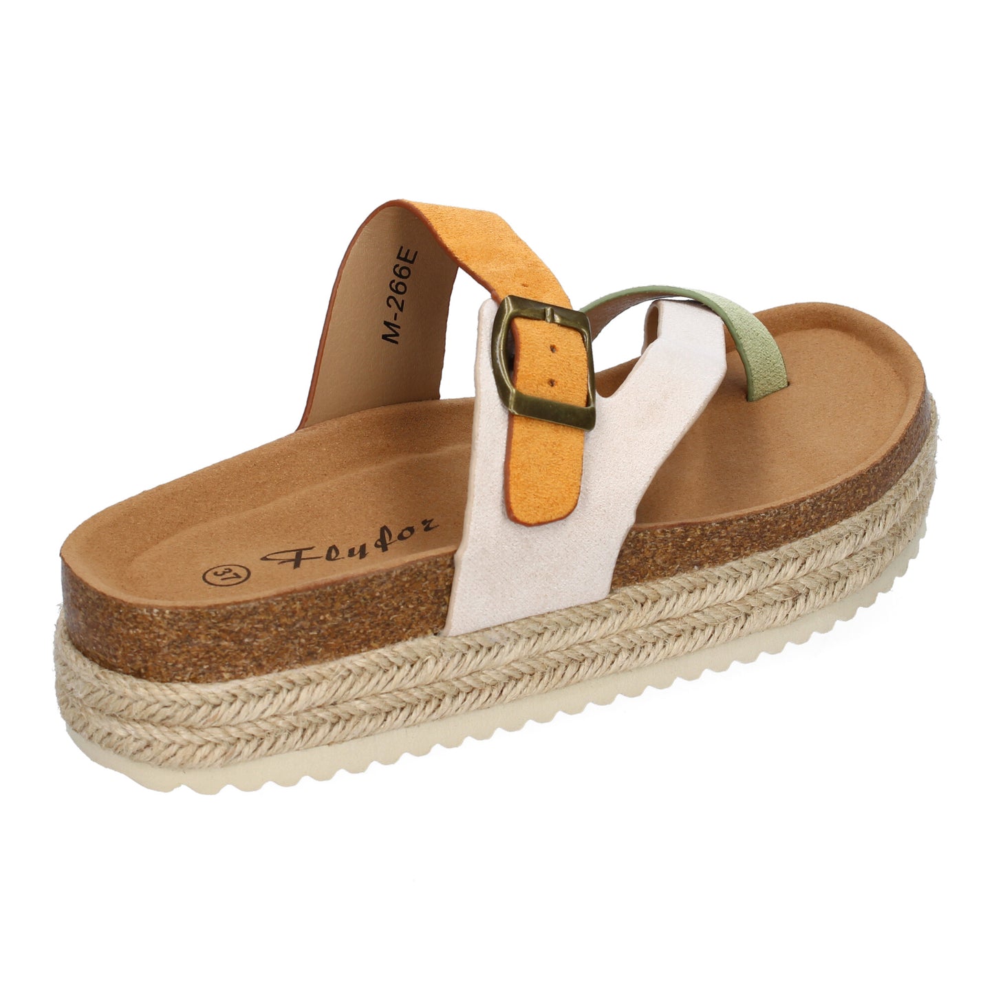 Sandalia de Plataforma de material Bio  Forradas d