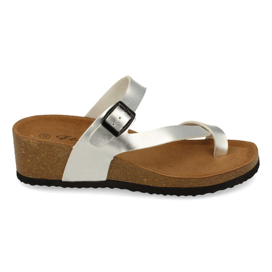 Sandalia de cuña para Mujer  Tipo Esclava  con Pis