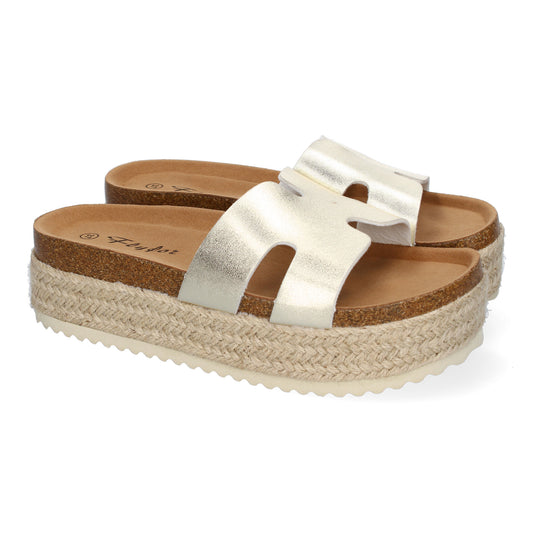 Sandalia Planas para Mujer con Piso Bio  C�modas y