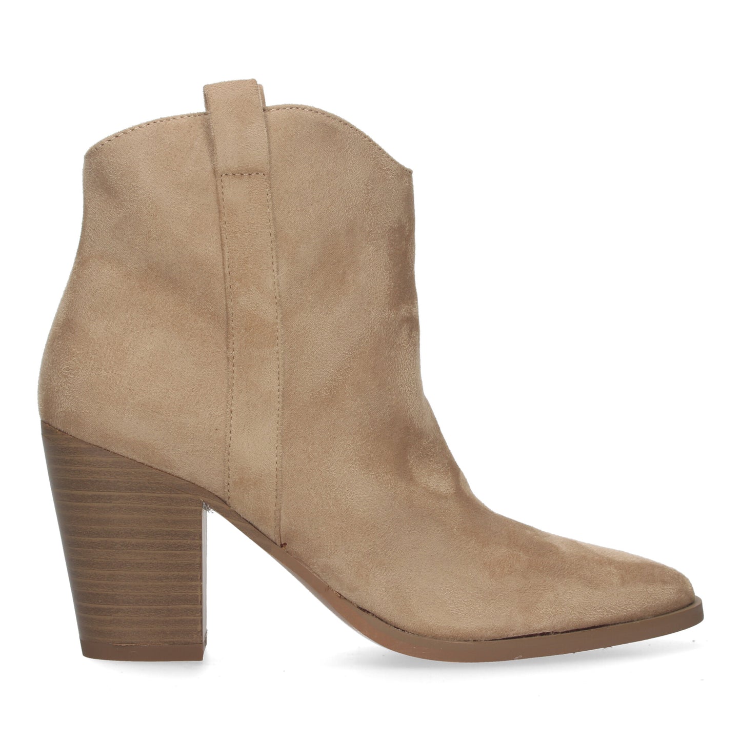 Botin de tacon para mujer material ater