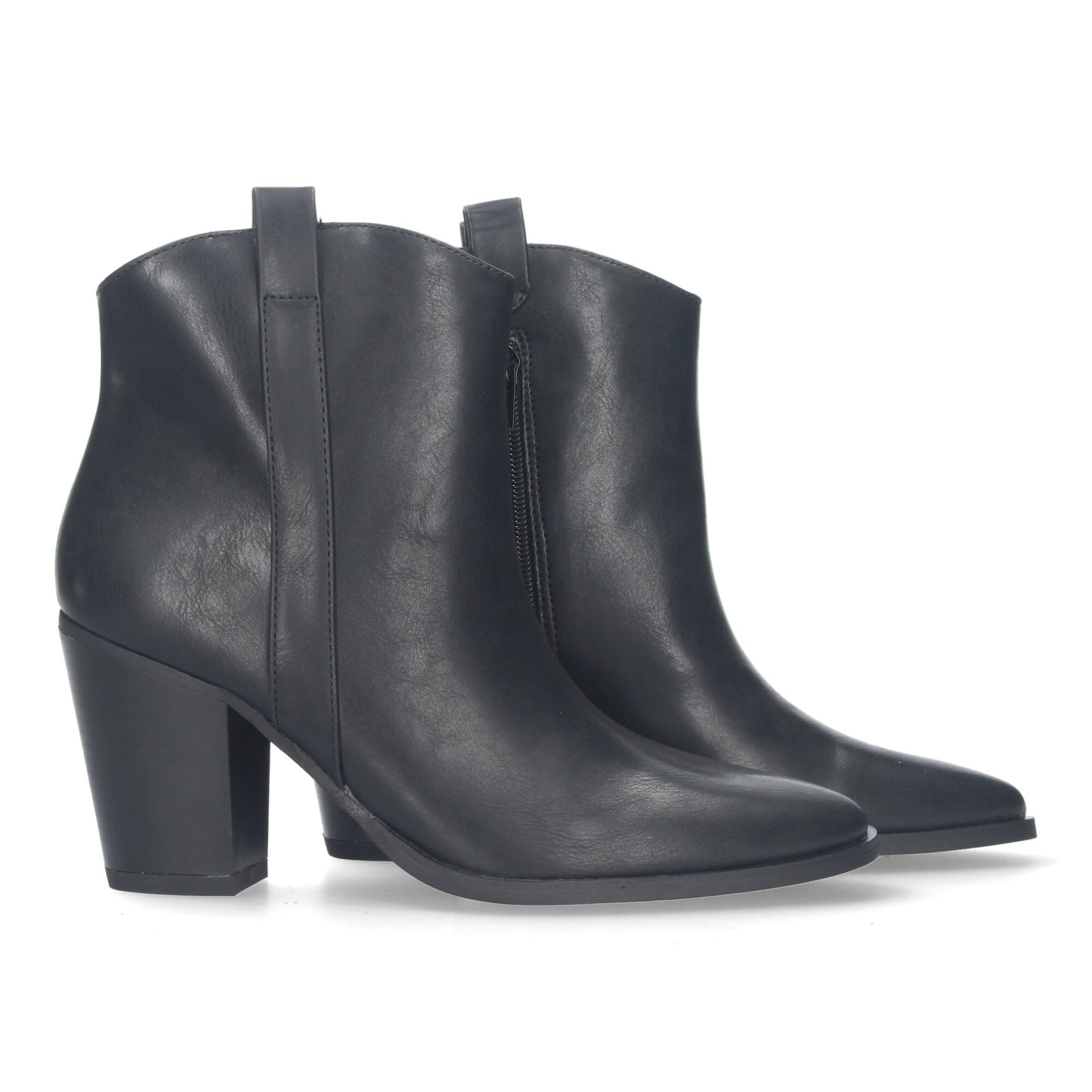 Botin de tacon para mujer material ater