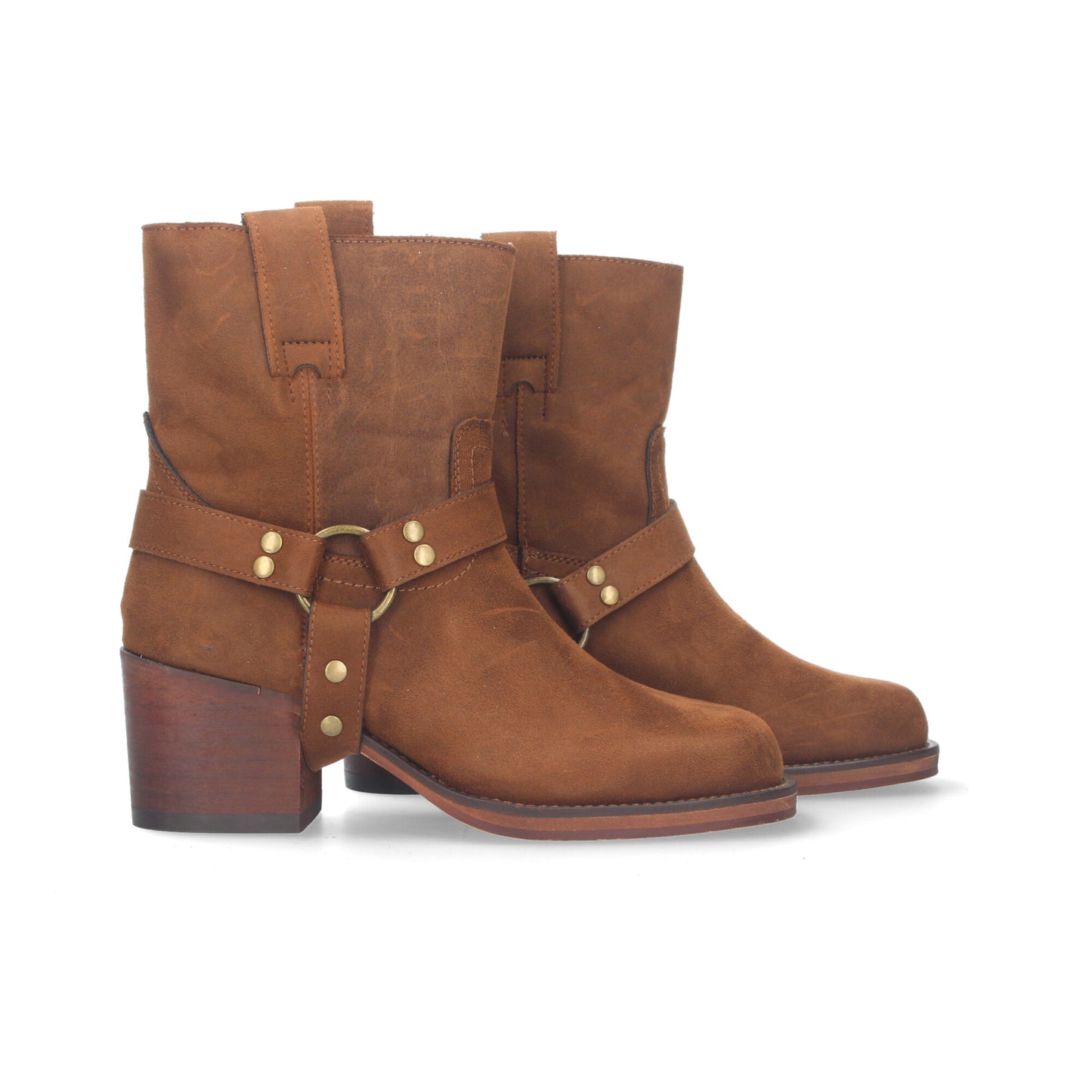Botin de tacon para mujer material ater