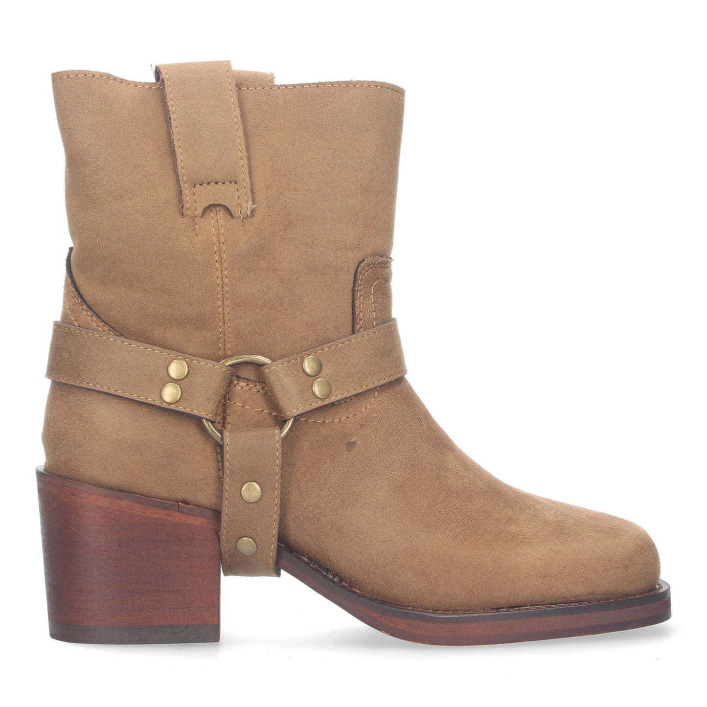 Botin de tacon para mujer material ater