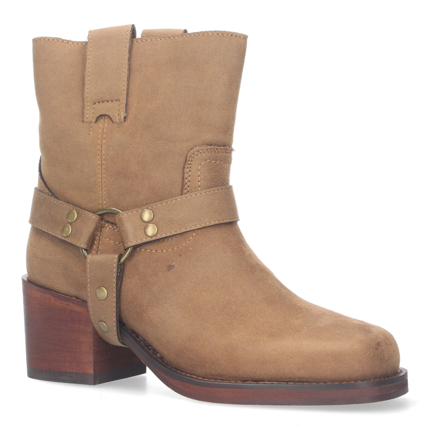 Botin de tacon para mujer material ater