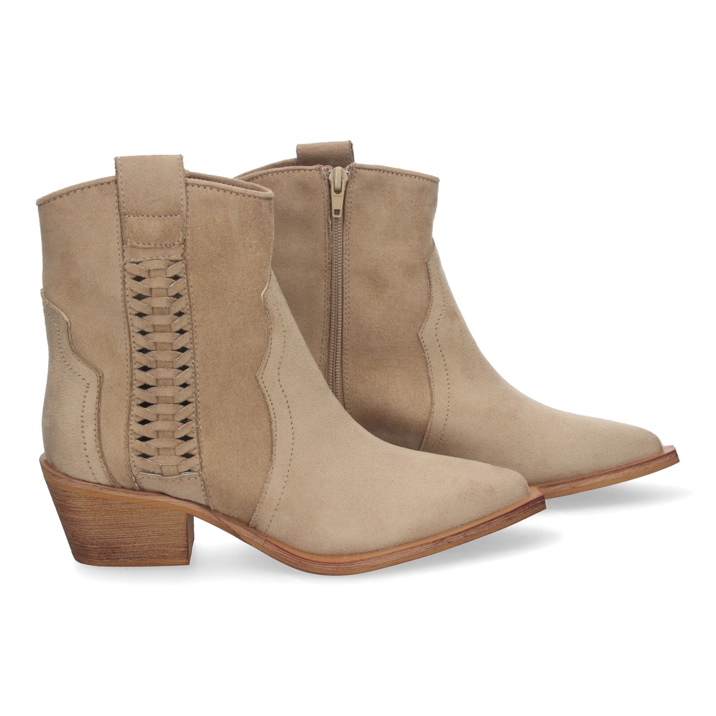 Botines Elegantes de Mujer con Tacón De