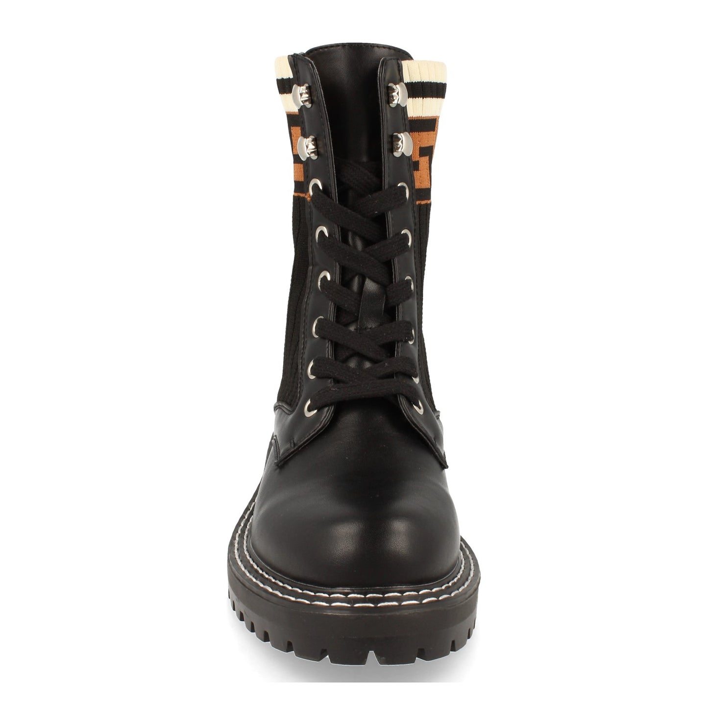 Bota militar estilo Rockoko puntera red