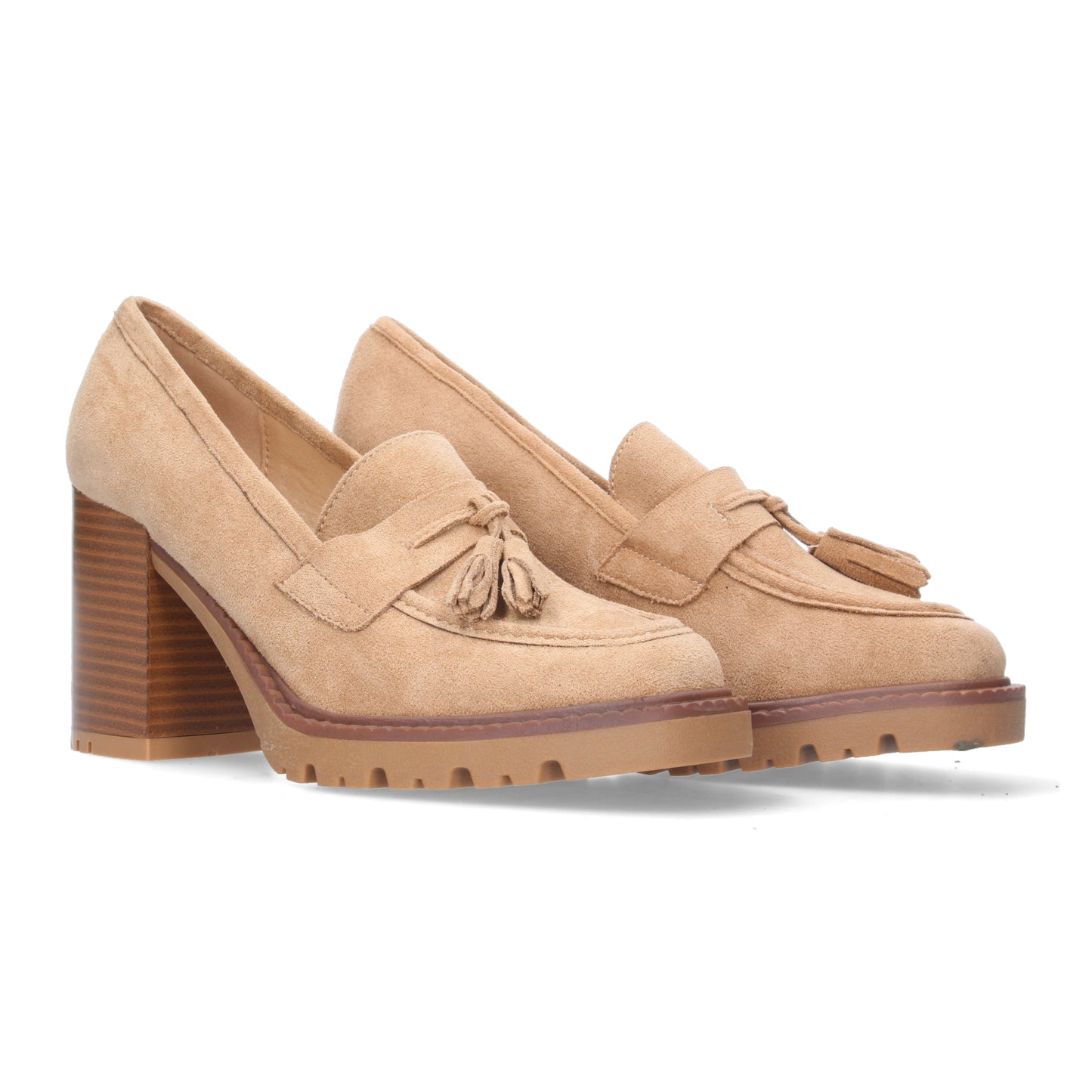 Mocasin de tacon para Mujer Comodo con