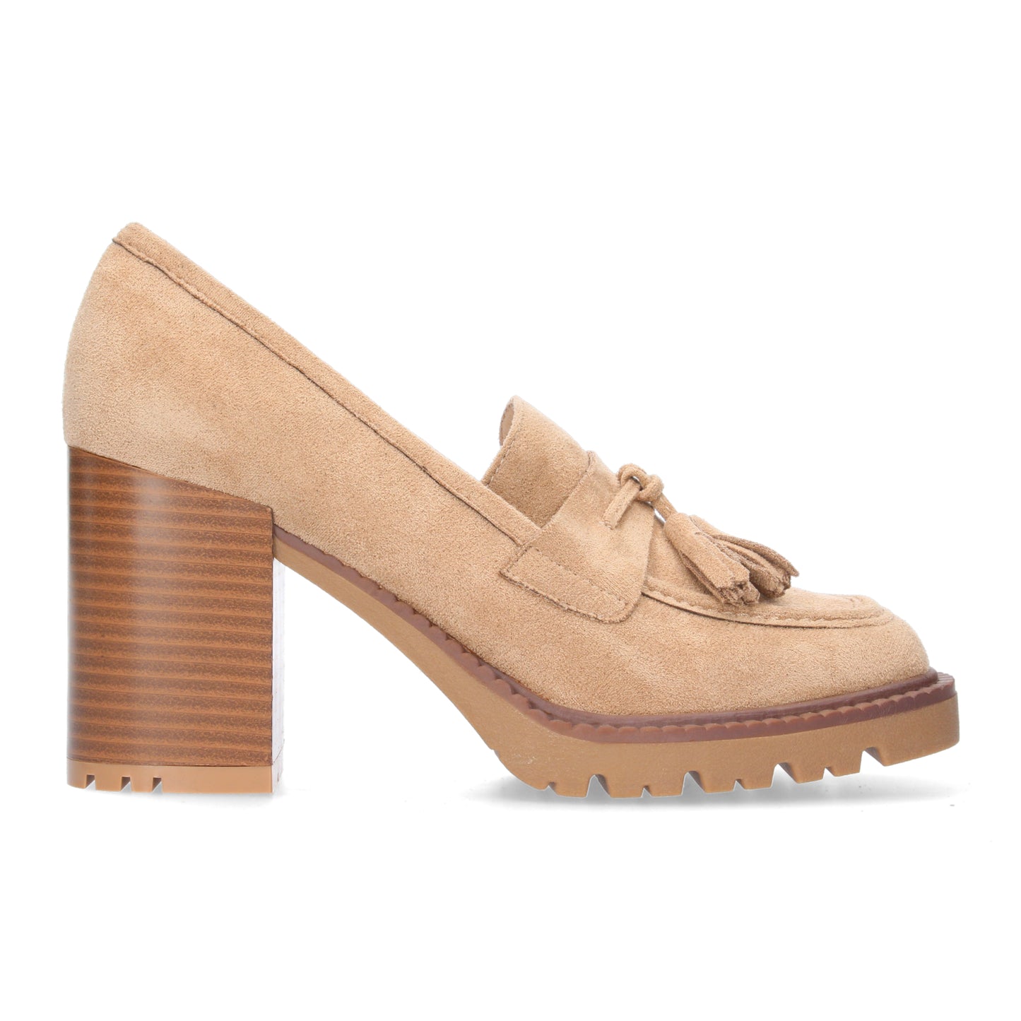 Mocasin de tacon para Mujer Comodo con